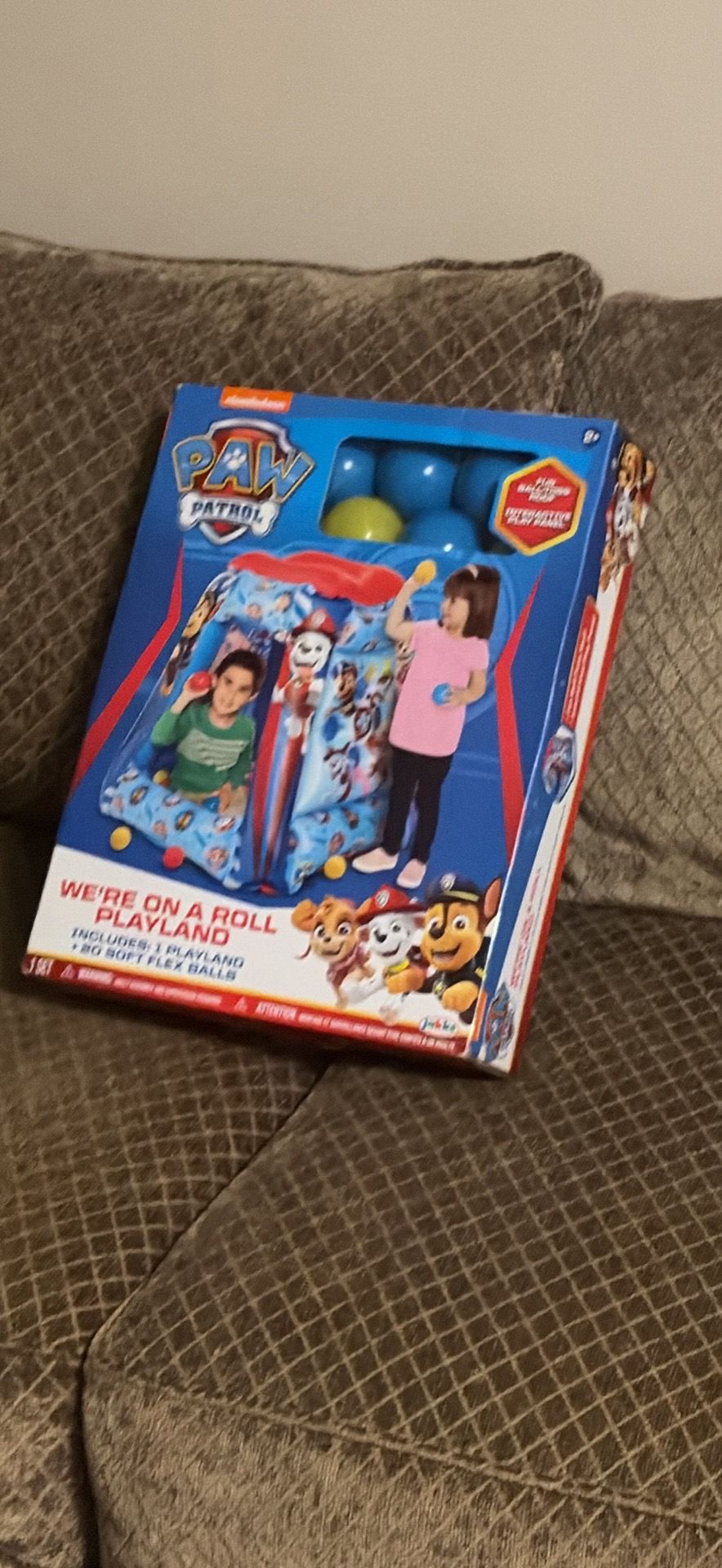 $30 PAW PATROL PLAY LAND WITH SOFT BALLS FOR ONLY $20