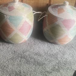 1 Left Available - $100 each price firm XL Seagrass storage bin World Market