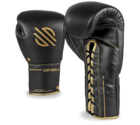 Sanabul Gold Strike Professional Boxing Gloves for Men & Women, Muay Thai Kickboxing MMA Gloves 16oz