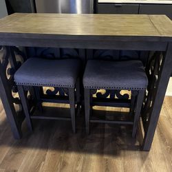 Grey Table/Breakfast Bar 