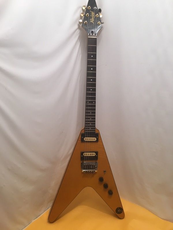 Revival Hondo Flying V Electric Guitar Flame Top for Sale ...