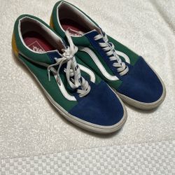 Vans Color green, Blue and Yellow. Size 12 For Man. Price $ 10