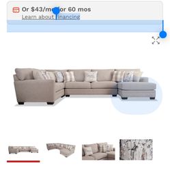 Beige Sectional 
