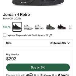 Jordan 4 Black Cat (2025)