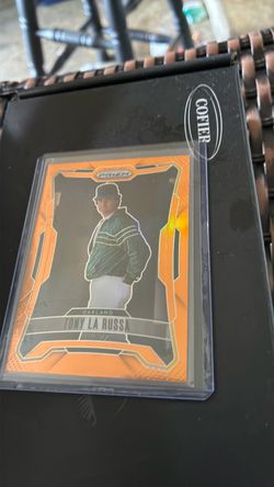 Tony La Russa Oakland Prizm Orange Baseball Card