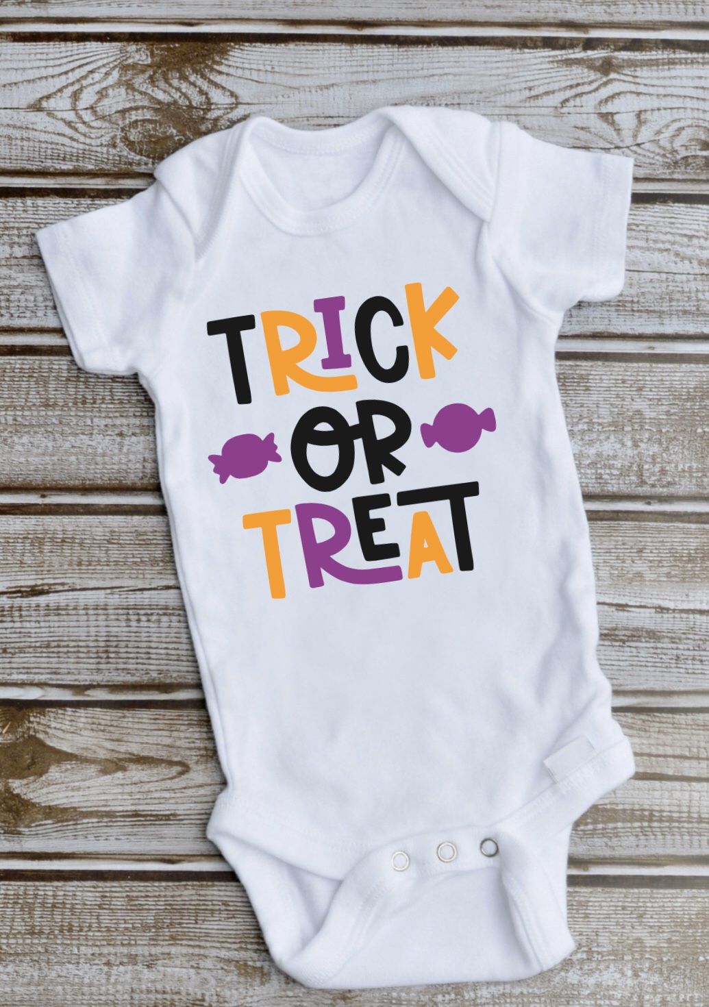 Trick or treat onesies