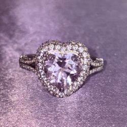 Judith Ripka Amethyst Romance Heart Ring