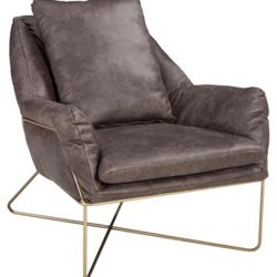 Ashley Crosshaven Accent Modern Leather Chair