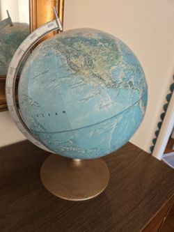 Vintage Rand McNally globe