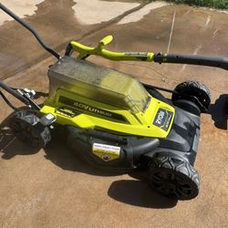 Electric Lawn Mower And Weed Eater 