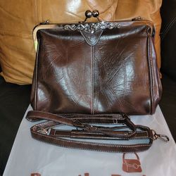 Faux Leather Purses and Wallet - $5