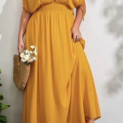 Yellow Maxi Dress 