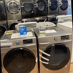 Samsung Champagne Washer And Dryer