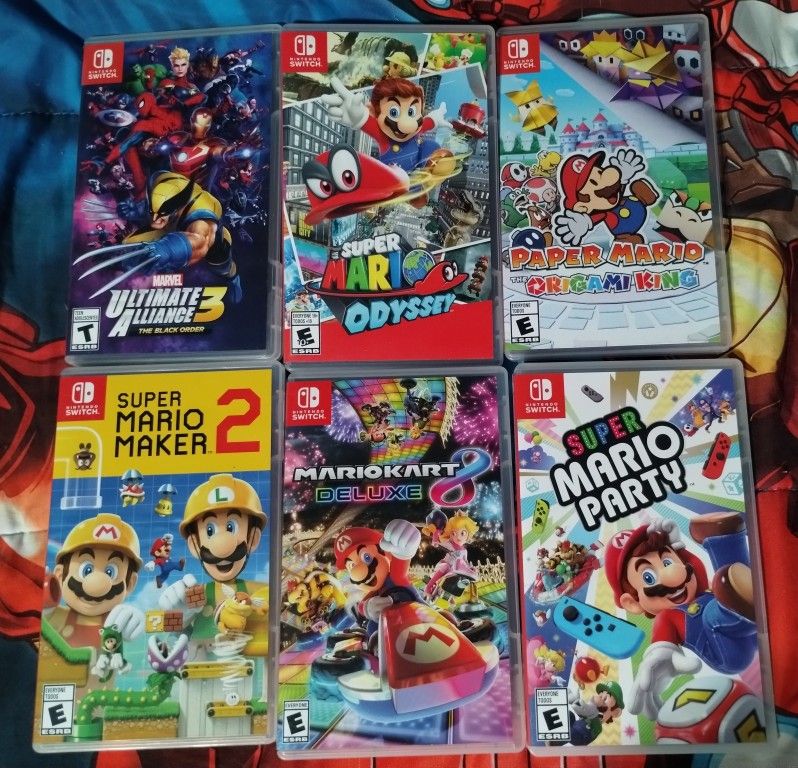 Nintendo Switch Games, $35 Each