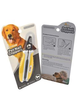 Grade Dog Nail Clippers with Protective Guard, Safety Lock and Nail File - Suitable for Small, Medium and Large Breeds, color:blue
