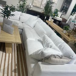 White Sectional