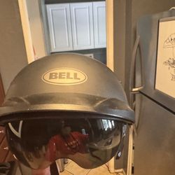 BELL XL Half Shell Helmet With Slide Down Eye Protection