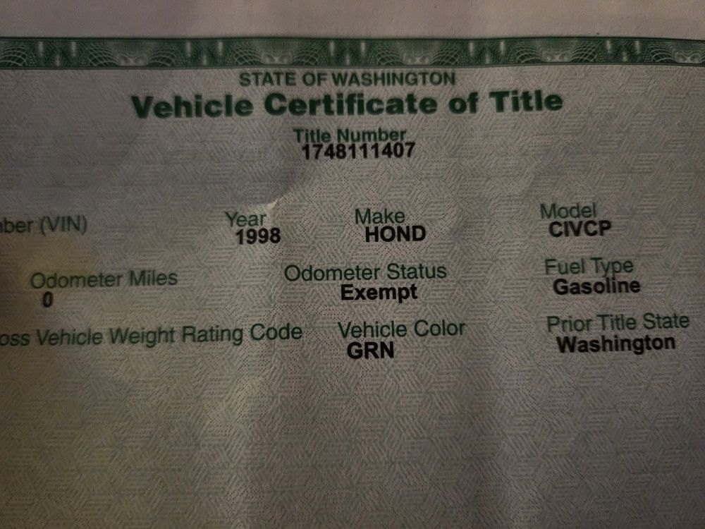 1998 Honda Civic