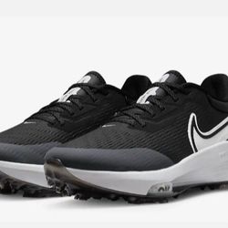Men's Nike Air Zoom Tour Infinity ♾️ Next %Pro Black White Golf Cleats Sz 11⛳️