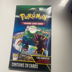 Pokemon Trading Card Game 20 Card Pack Umbreon VMAX New