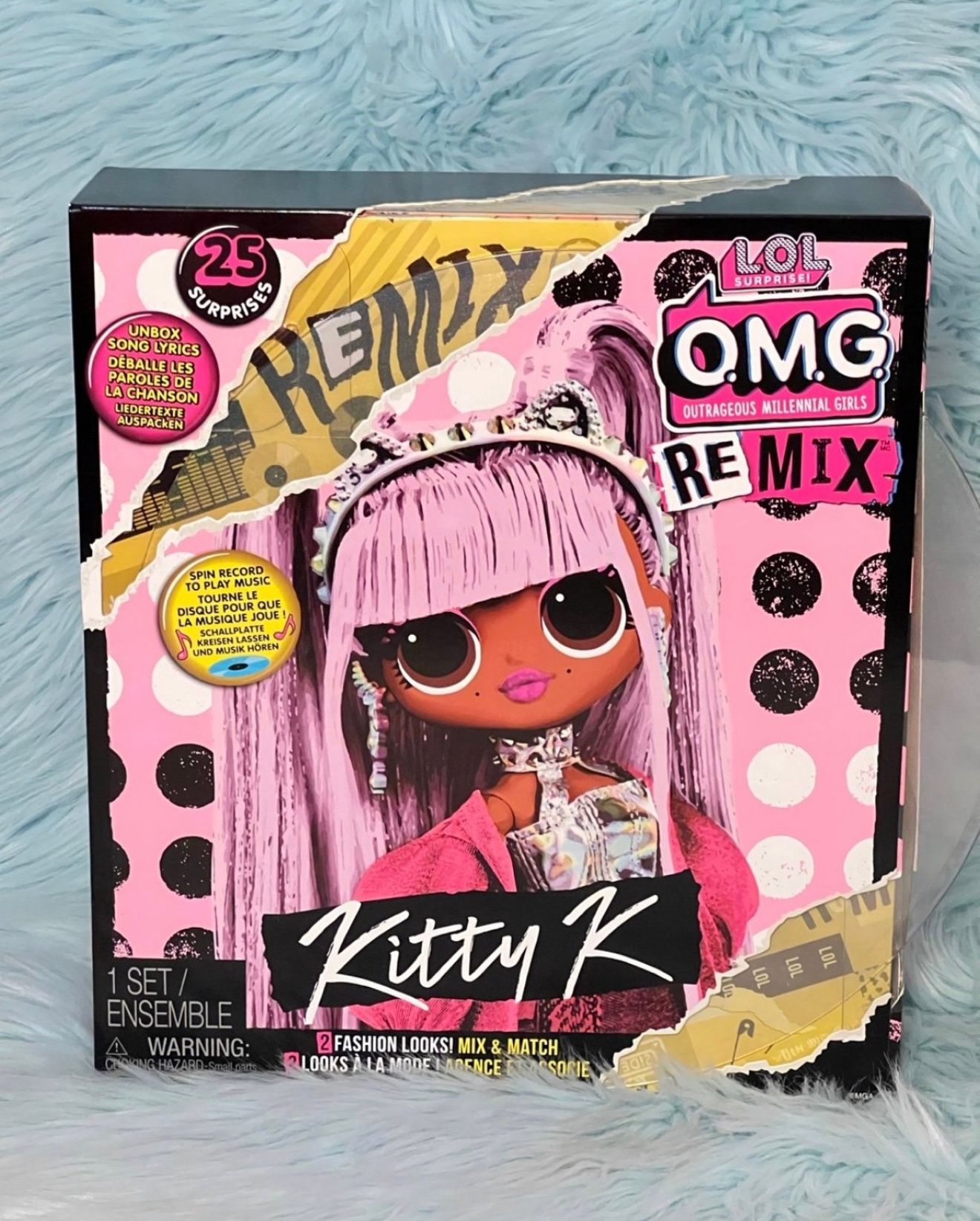 LOL Surprise OMG Remix Kitty K Fashion Doll 25 Surprises with Music NEW IN BOX