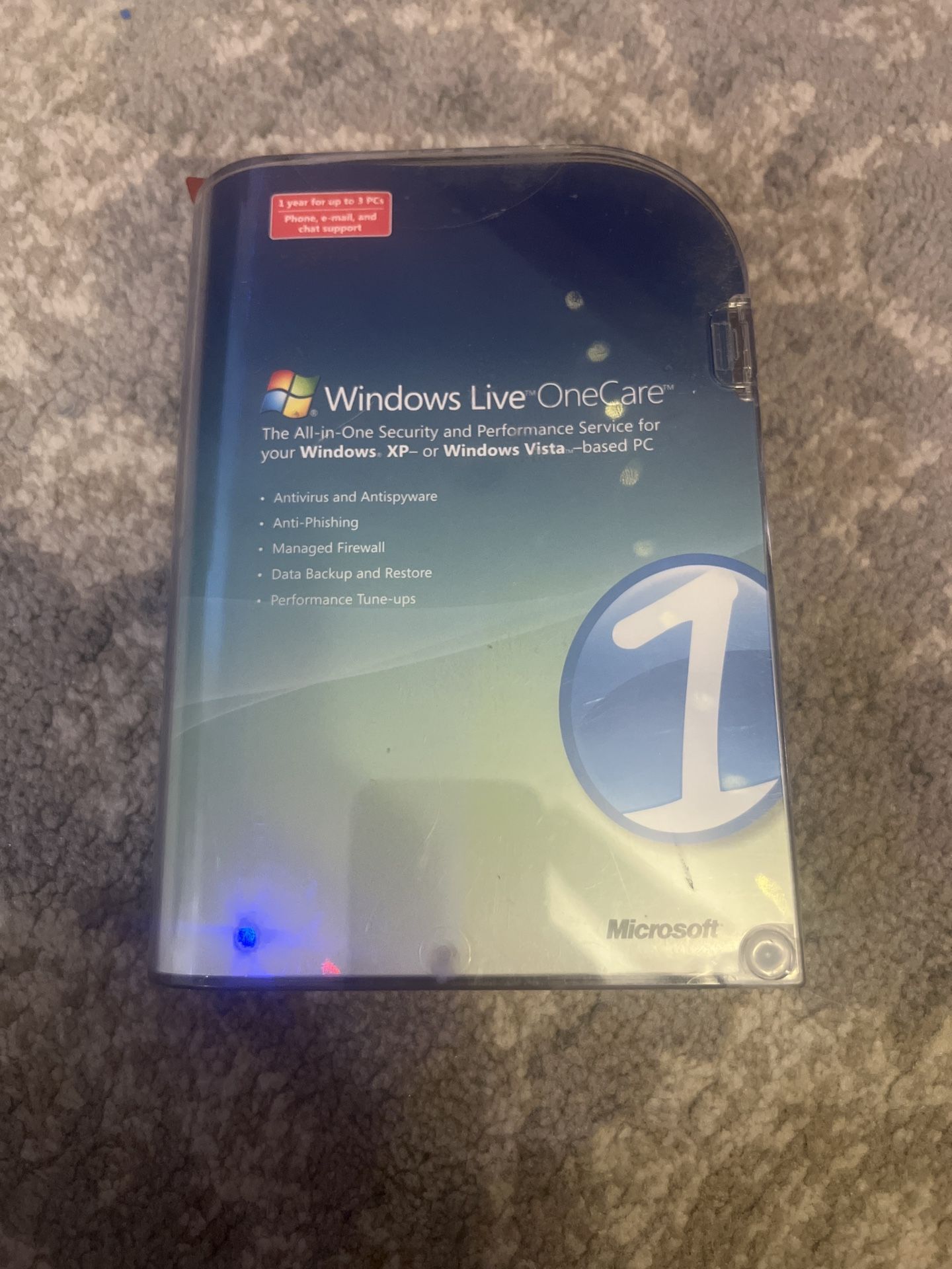 Windows Live OneCare (1 Year) for XP/Vista | Microsoft Boxed Security Software
