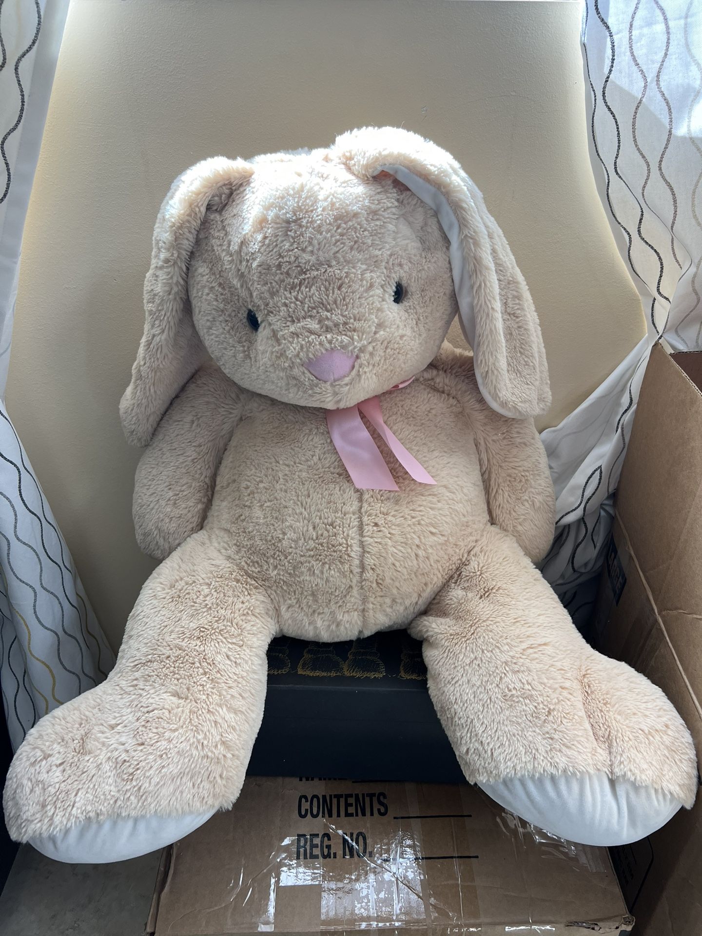 Big bunny stuffed animal