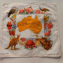 Vintage handkerchiefs hankies quilting crafting sewing 10pc lot C floral handkerchief