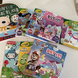 FREE coloring books and Dot It! 