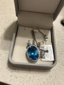 Blue Topaz new very large 20 carat