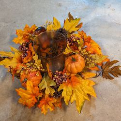 Fall Candle Holder