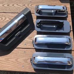 5- 2015 F-150 Chrome door handle assembly’s