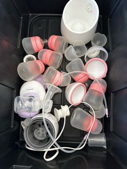 Free baby bottles/diapers