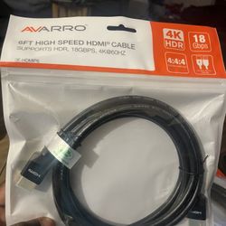 navarro 6ft high speed hdmi cable