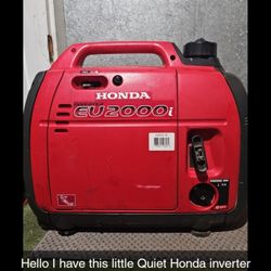 Honda Eu2000i Inverter Generator