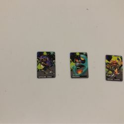Splatoon 3 Amiibo Cards-Newest Version 3Pcs Mini NFC Cards for Splatoon-$10