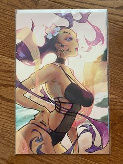 Street Fighter 2022 Swimsuit Special SDCC Frankie’s Comics Exclusive Rose Besch 9.2+ NM