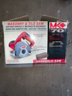 MK 70 Handheld Masonry & Tile Saw