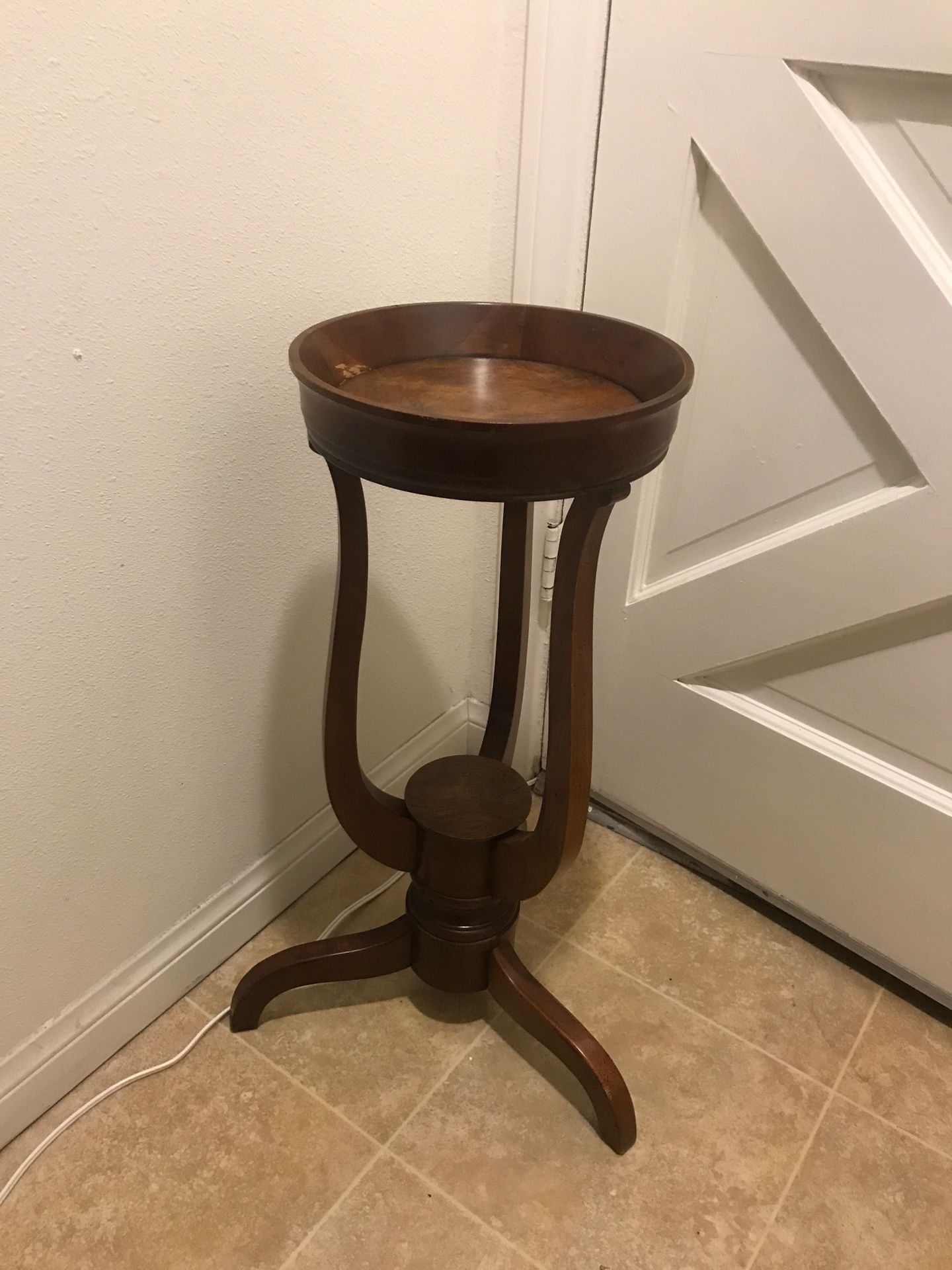 Vintage plant pedestal