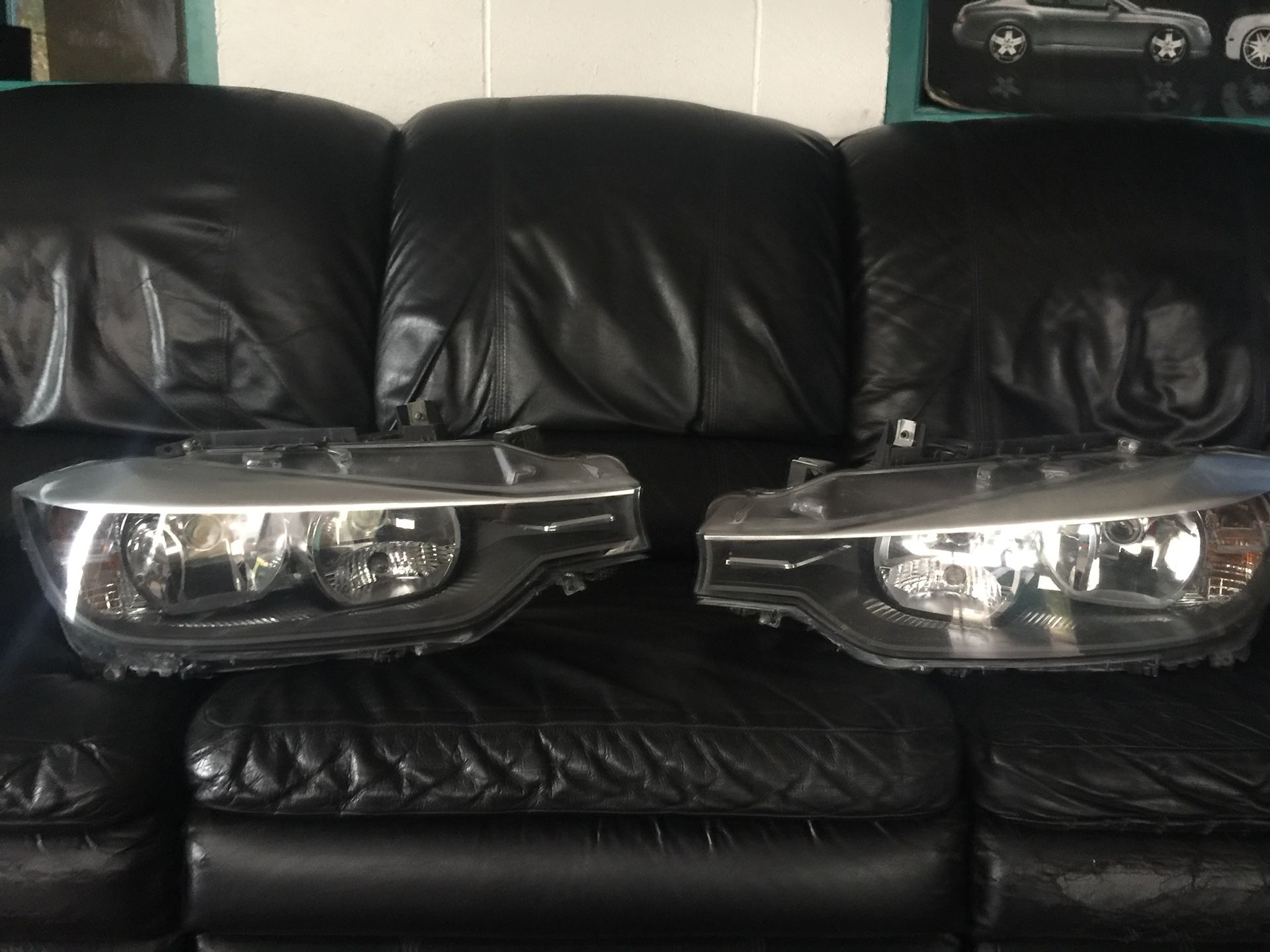 2013 -2015 328bmw halogen headlights