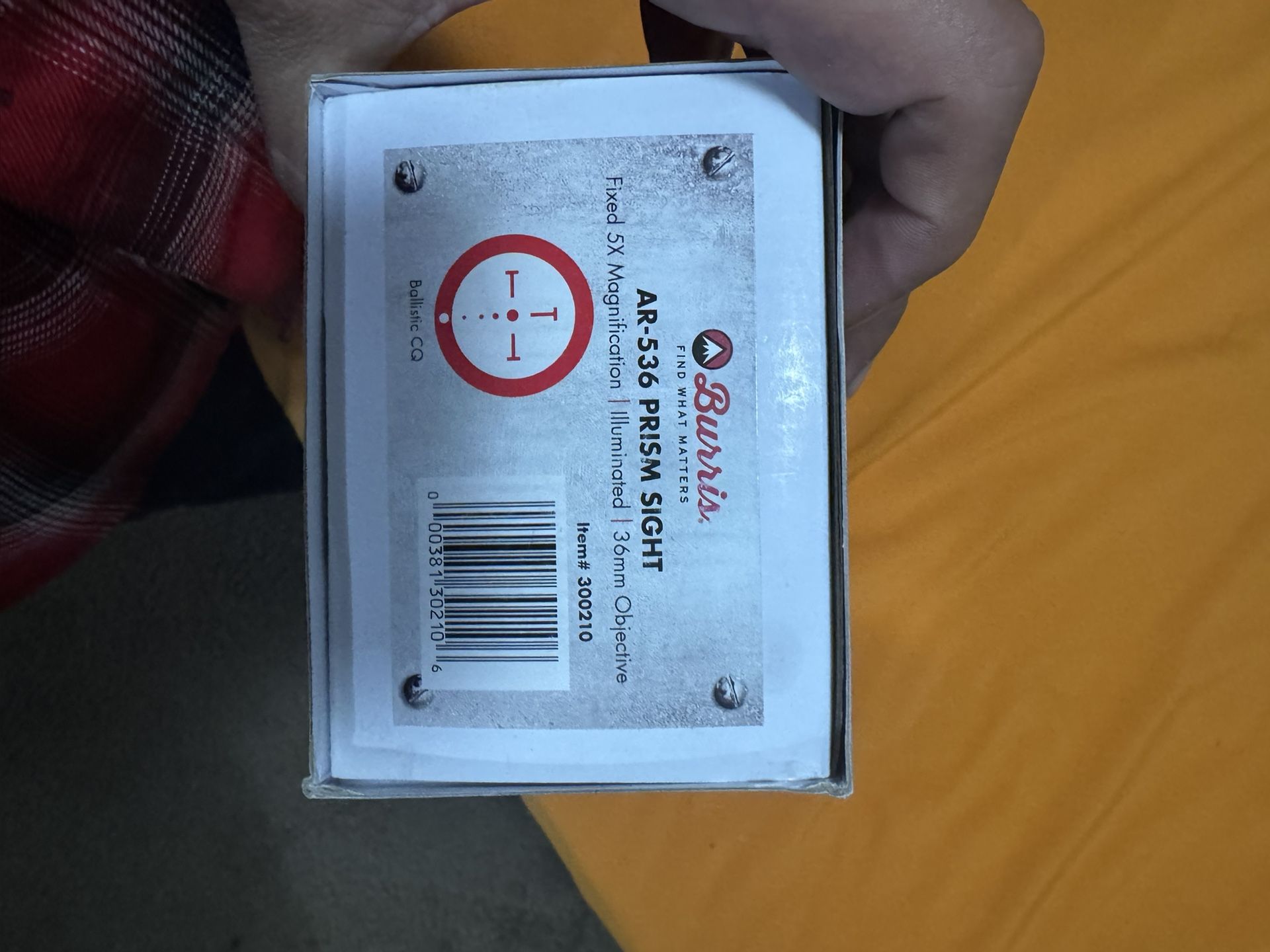 Burris ar-536 prism sight scope