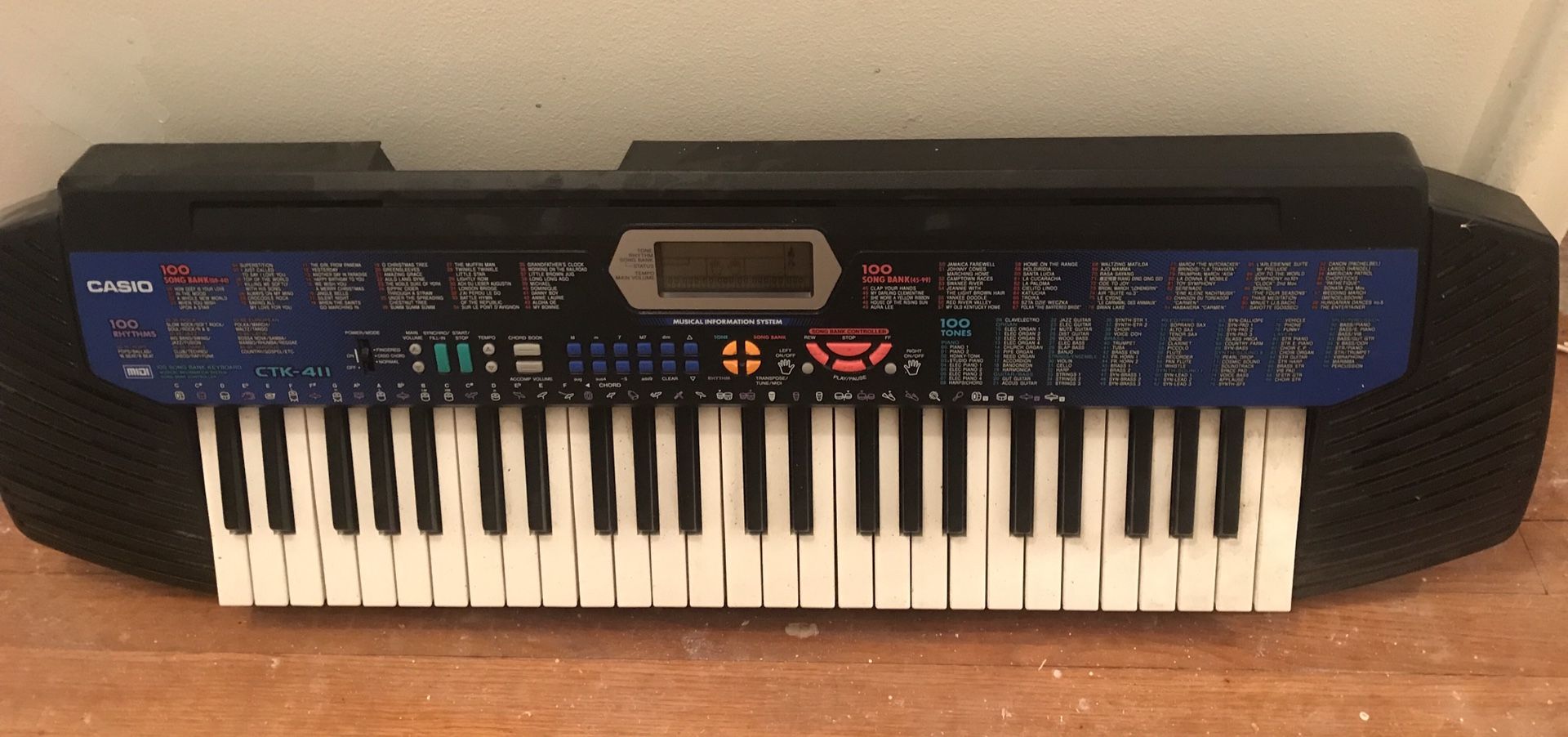 Casio CTK411 Electronic Portable Battery Operated Keyboard Musical