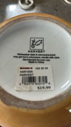 Kohl's Harvest Collection Ceramic Mug