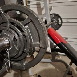 Olympic  Bench and Squat Rack 