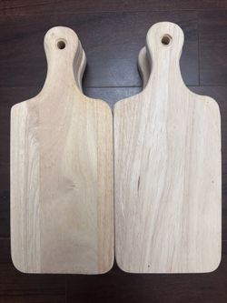 Unfinished wood cutting boards