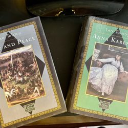 War and Peace and Anna Karenina by Leo Tolstoy, Hardcover