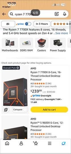 Ryzen 7 7700x CPU