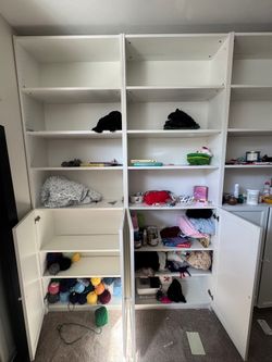 Two set of bookshelves