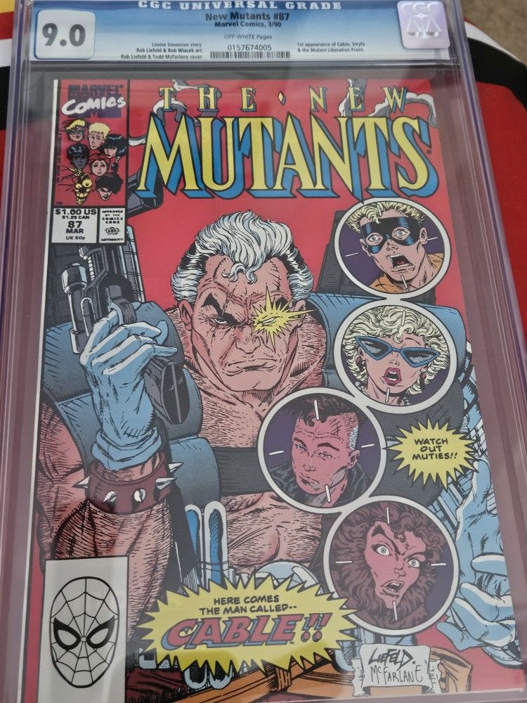 New Mutants #87 CGC 9.0