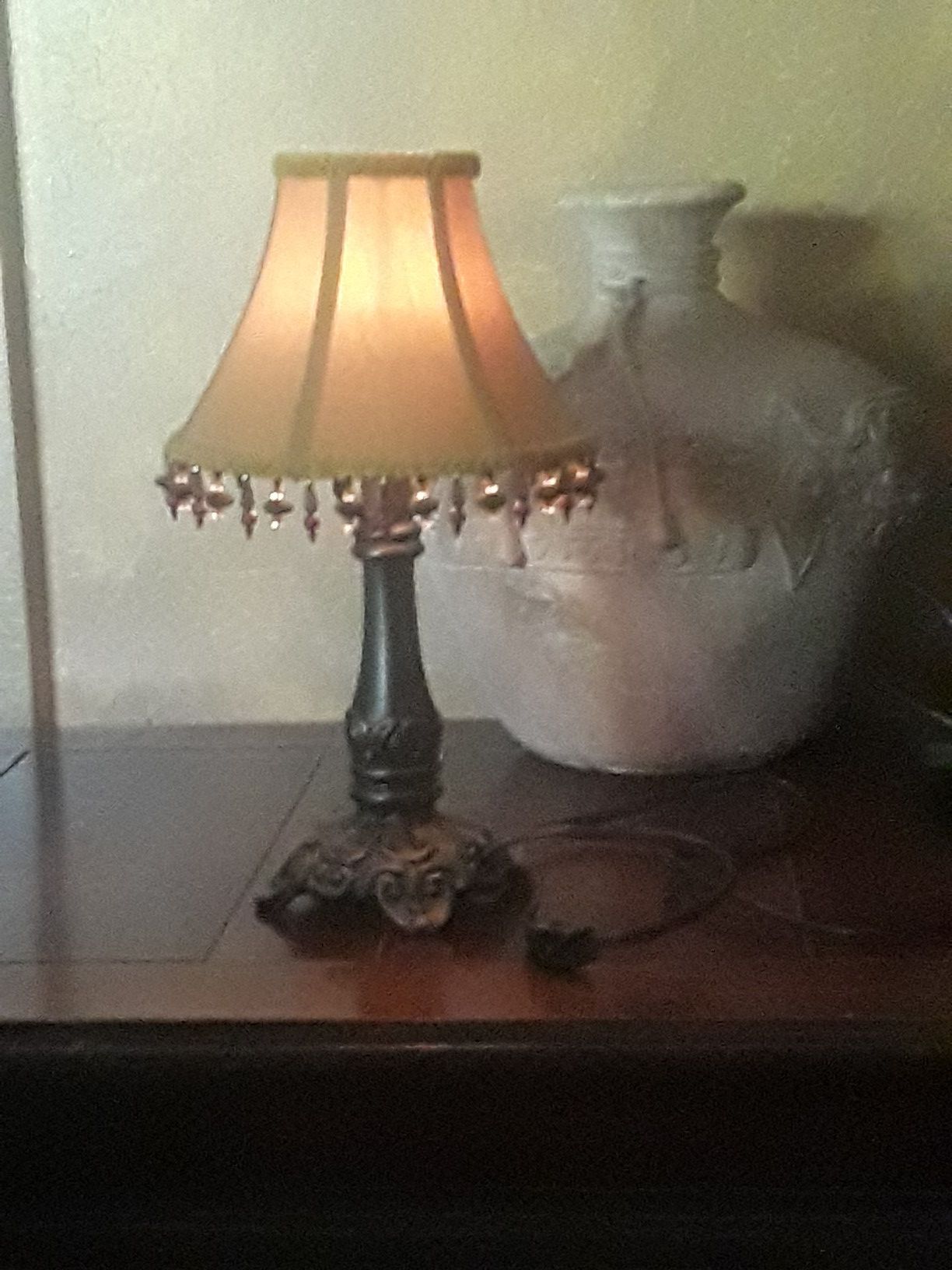 Small lamp.